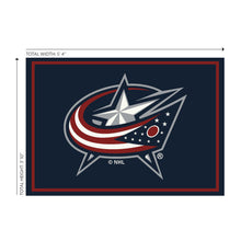 Columbus Blue Jackets Spirit Rug - 4'X6'