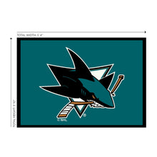 San Jose Sharks Spirit Rug - 4'X6'