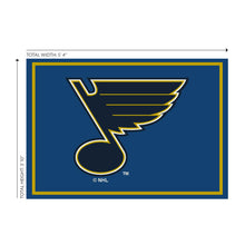 St. Louis Blues Spirit Rug - 4'X6'