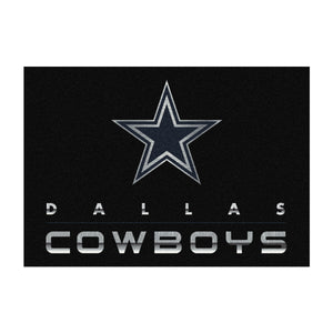 Dallas Cowboys Chrome Rug - 4'x6'