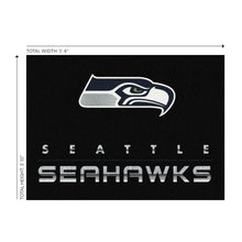 Seattle Seahawks Chrome Rug - 4'x6'
