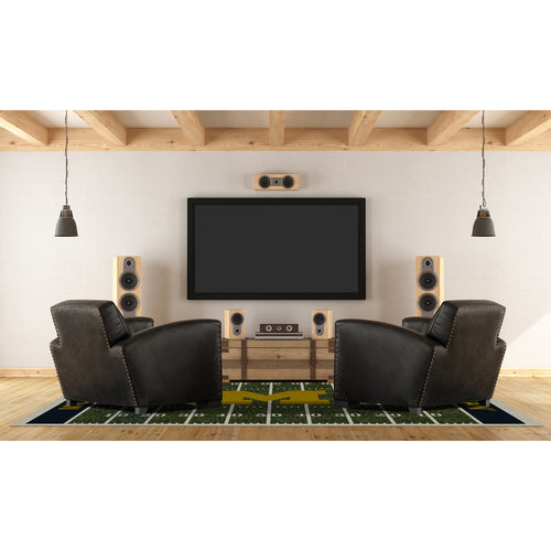 Michigan Wolverines Homefield Rug - 6'X8'