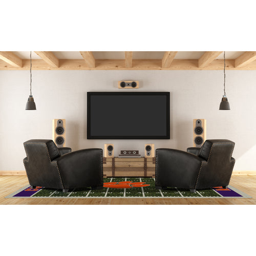 Clemson Tigers Homefield Rug - 6'X8'