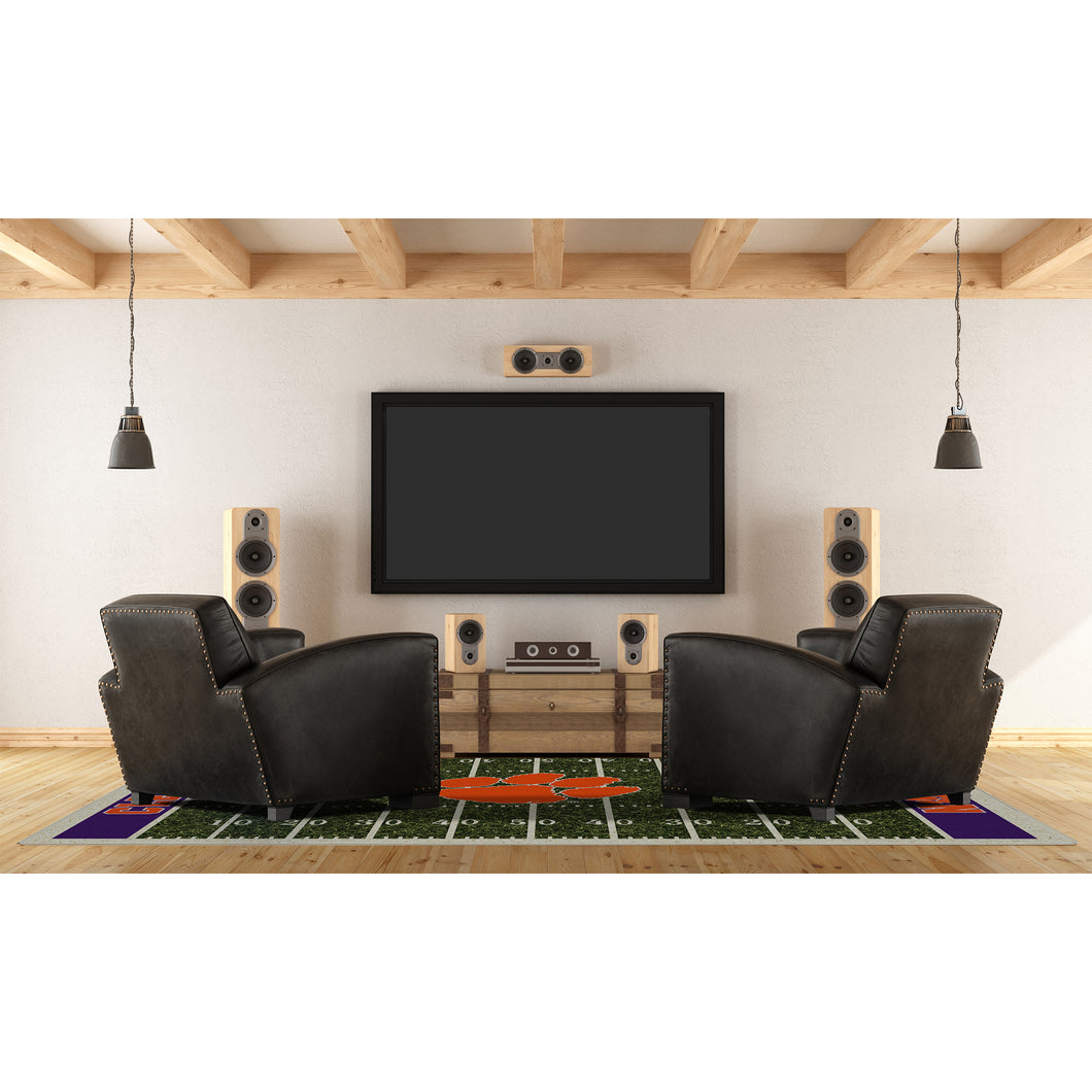 Clemson Tigers Homefield Rug - 6'X8'