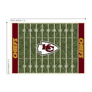 Kansas City Chiefs Homefield Rug - 6'X8"
