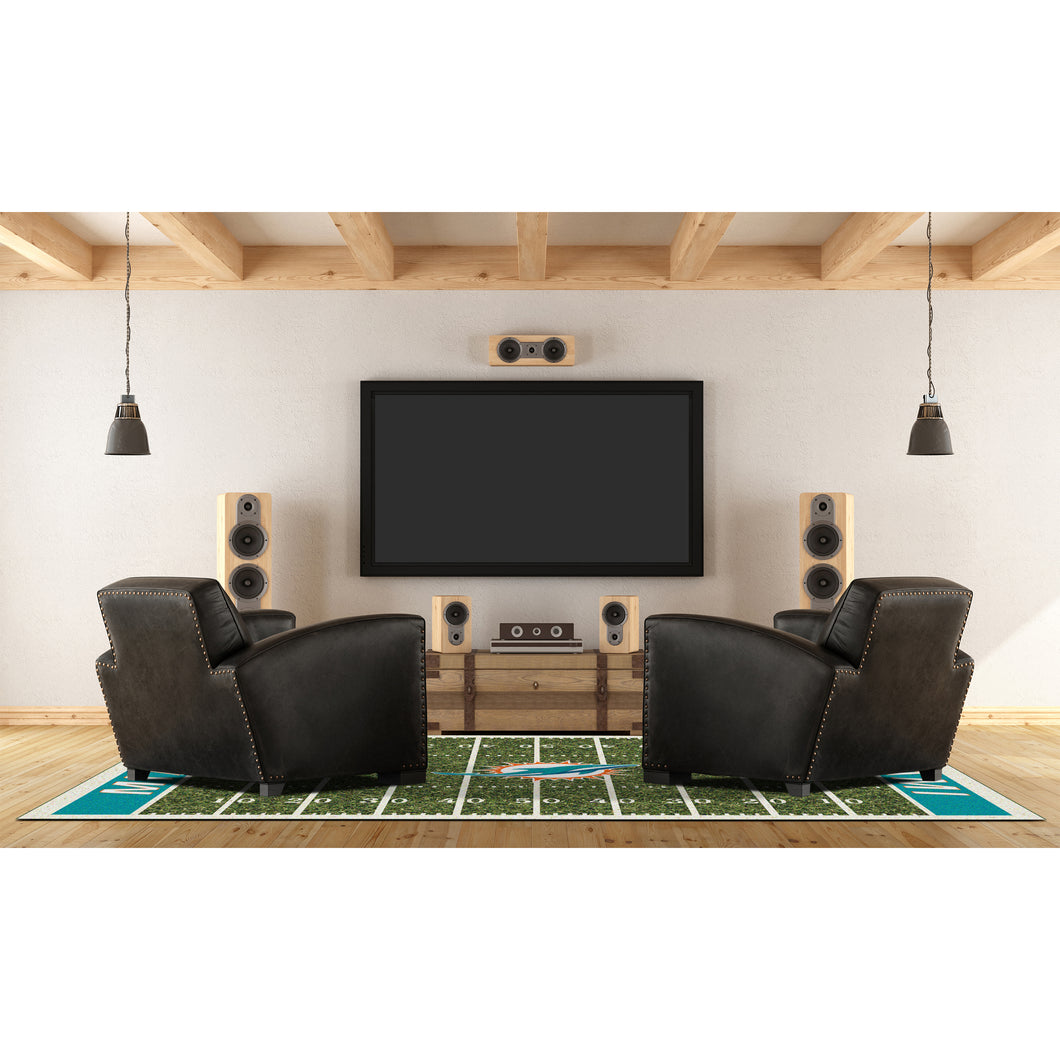 Miami Dolphins Homefield Rug - 6'X8'