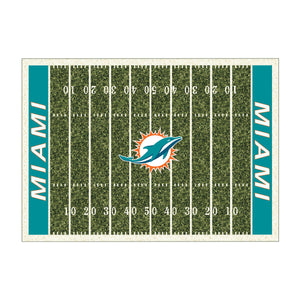Miami Dolphins Homefield Rug - 6'X8'