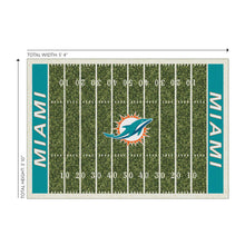 Miami Dolphins Homefield Rug - 6'X8'