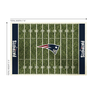 New England Patriots Homefield Rug - 6'X8'