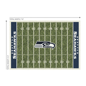 Seattle Seahawks Homefield Rug - 6'X8"
