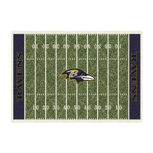 Baltimore Ravens Homefield Rug - 6'X8"