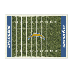 Los Angeles Chargers Homefield Rug - 6'X8'