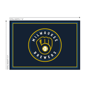 Milwaukee Brewers Spirit Rug - 6'X8'