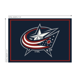 Columbus Blue Jackets Spirit Rug - 6'X8'