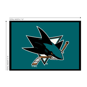 San Jose Sharks Spirit Rug - 6'X8'
