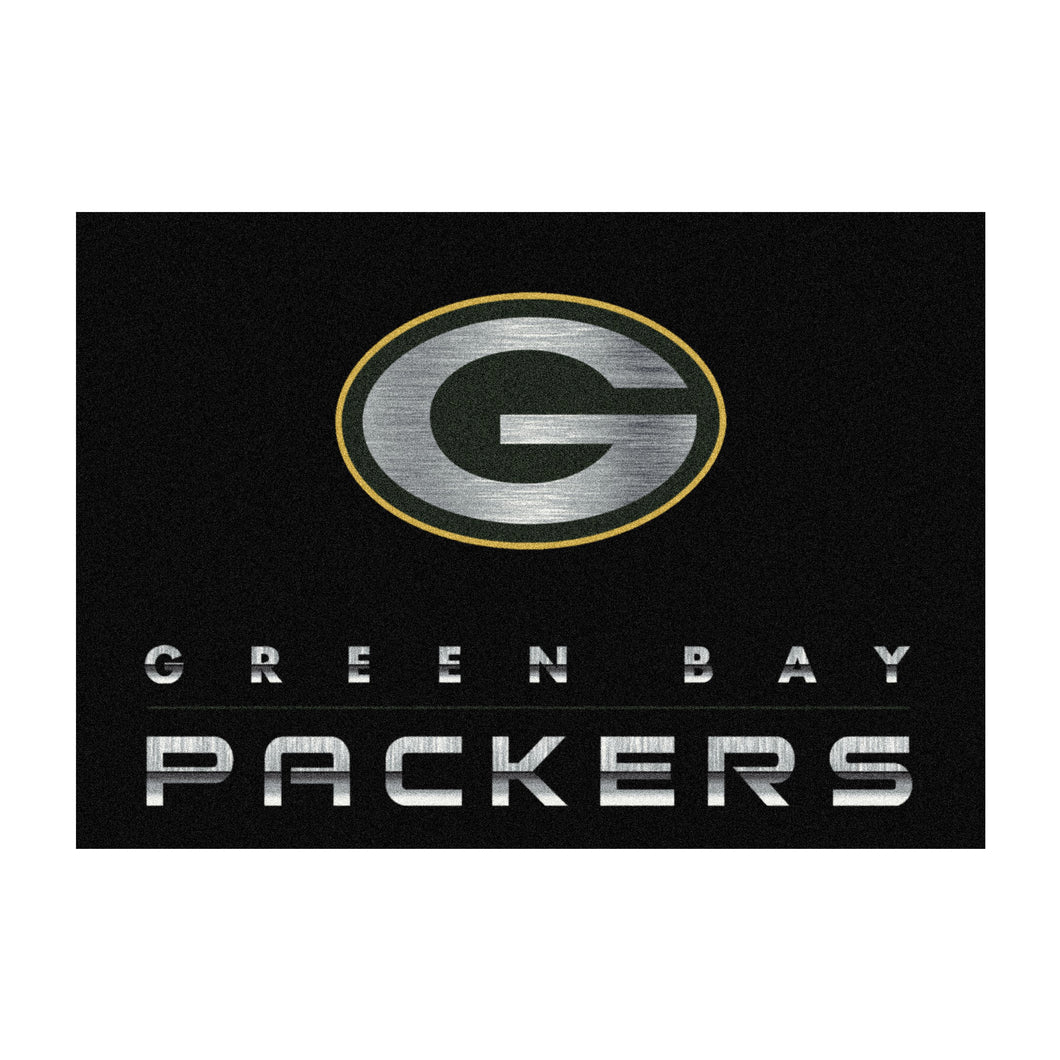 Green Bay Packers Chrome Rug - 6'x8'