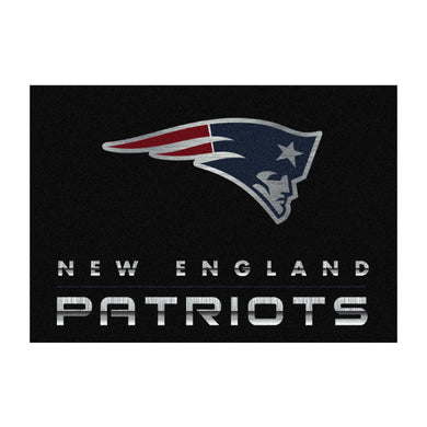 New England Patriots Chrome Rug - 6'x8'