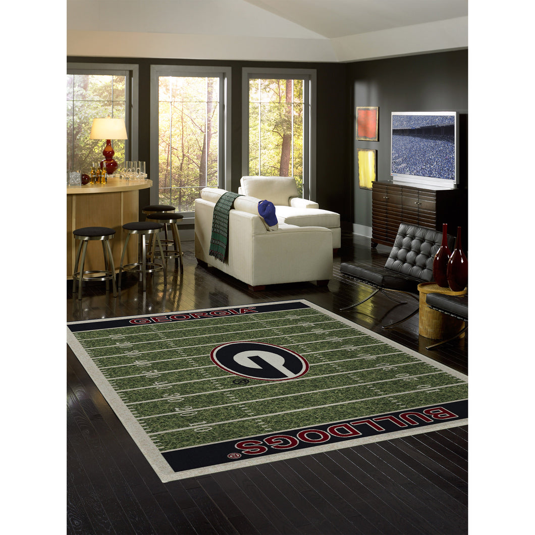 Georgia Bulldogs Homefield Rug - 8'X11'