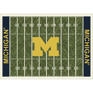 Michigan Wolverines Homefield Rug - 8'X11'
