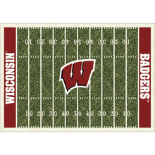 Wisconsin Badgers Homefield Rug - 8'X11'