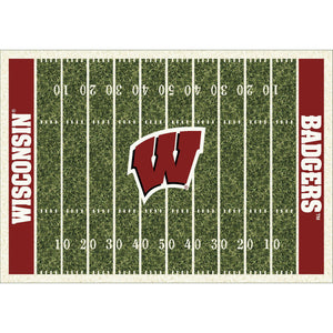 Wisconsin Badgers Homefield Rug - 8'X11'