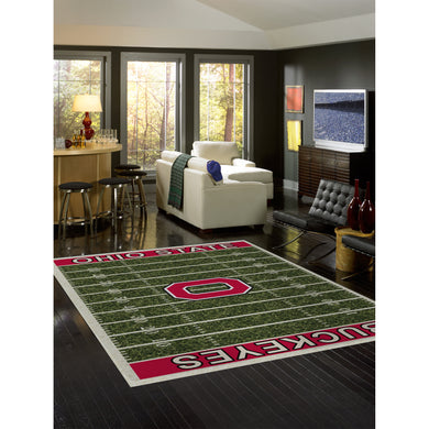 Ohio State Buckeyes Homefield Rug - 8'X11'