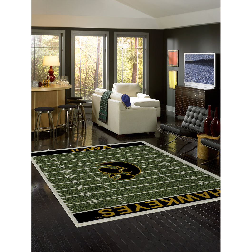 Iowa Hawkeyes Homefield Rug - 8'X11'