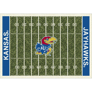 Kansas Jayhawks Homefield Rug - 8'X11'