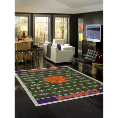 Clemson Tigers Homefield Rug - 8'X11'