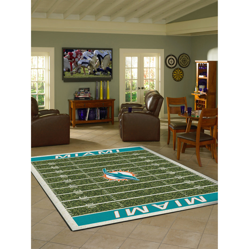 Miami Dolphins Homefield Rug - 8'x11'