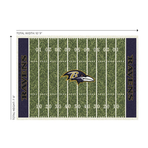 Baltimore Ravens Homefield Rug - 8'x11'