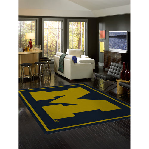 Michigan Wolverines Spirit Rug - 8'X11'