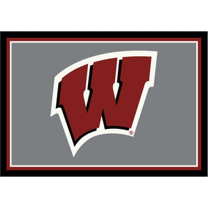 Wisconsin Badgers Spirit Rug - 8'X11'