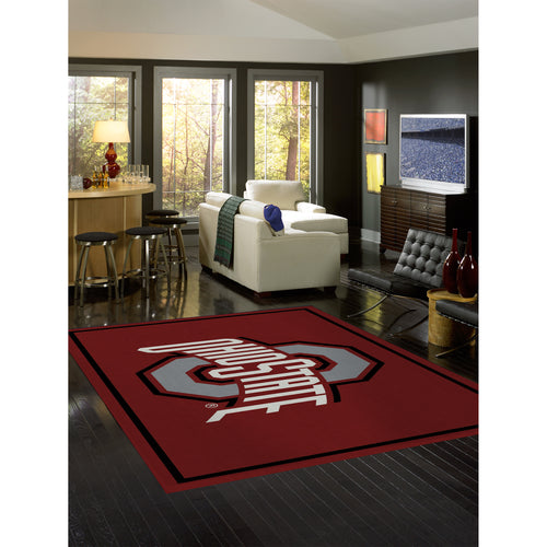 Ohio State Buckeyes Spirit Rug - 8'X11'