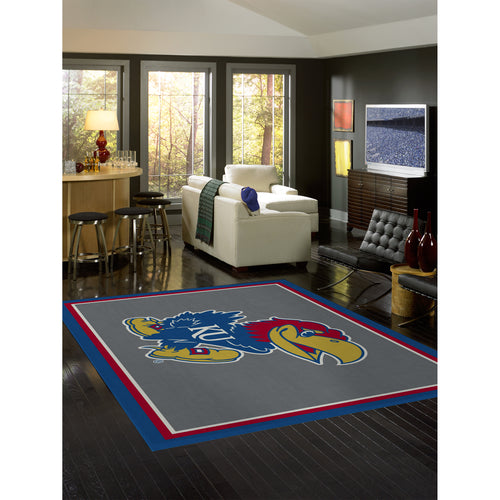 Kansas Jayhawks Spirit Rug - 8'X11'