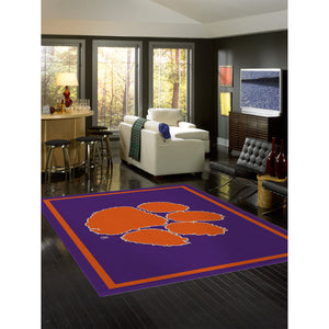 Clemson Tigers Spirit Rug - 8'X11'