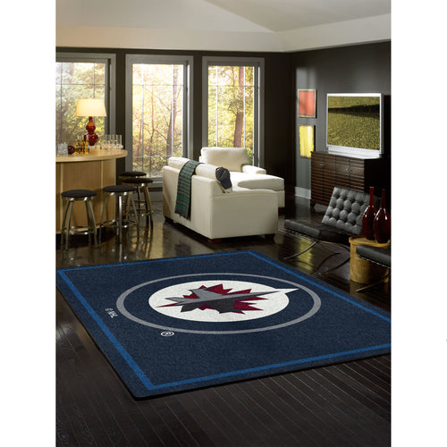 Winnipeg Jets Spirit Rug - 8'X11'