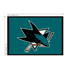San Jose Sharks Spirit Rug - 8'X11'