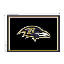 Baltimore Ravens Spirit Rug - 8'X11'