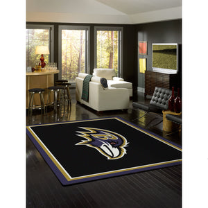 Baltimore Ravens Spirit Rug - 8'X11'