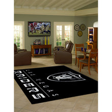 Las Vegas Raiders Chrome Rug - 8'x11'