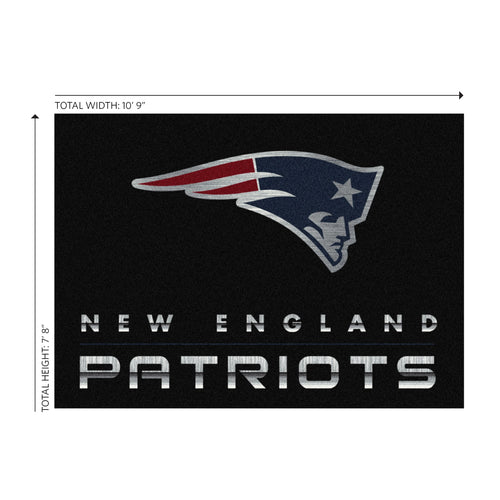 New England Patriots Chrome Rug - 8'x11'