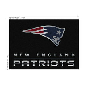 New England Patriots Chrome Rug - 8'x11'