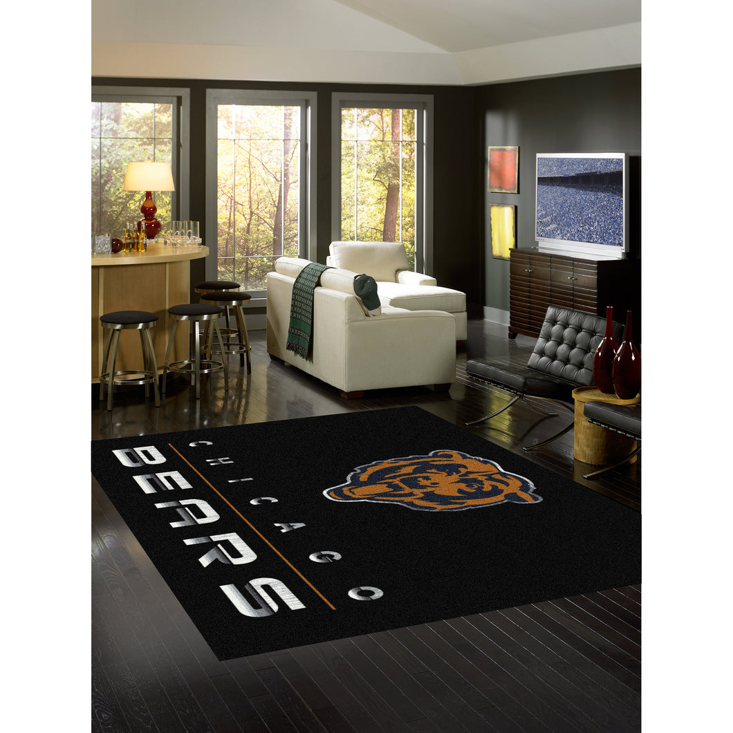 Chicago Bears Chrome Rug - 8'x11'