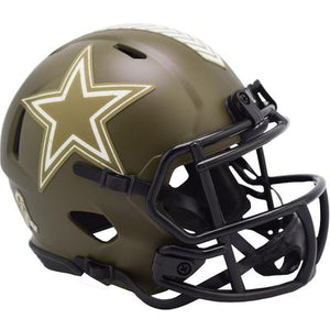 Dallas Cowboys 2022 Salute To Service Speed Mini Helmet