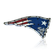 New England Patriots Recycled Metal Logo Light