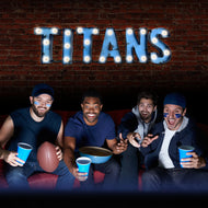 Tennesse Titans Lighted Recycled Metal Sign