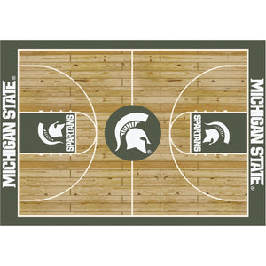 Michigan State Spartans Courtside Rug - 4'X6'