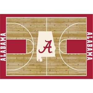 Alabama Crimson Tide Courtside Rug - 6'X8'