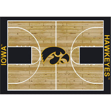 Iowa Hawkeyes Courtside Rug - 6'X8'